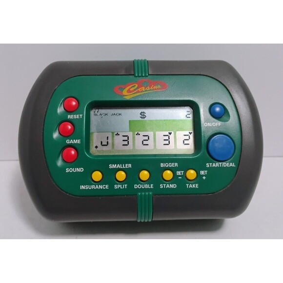 SPECTRA LGW-40A CASINO LCD GAME WITH STEREO CASSETTE PLAYER TAPE PLAYER WORKS!! - Picture 1 of 7